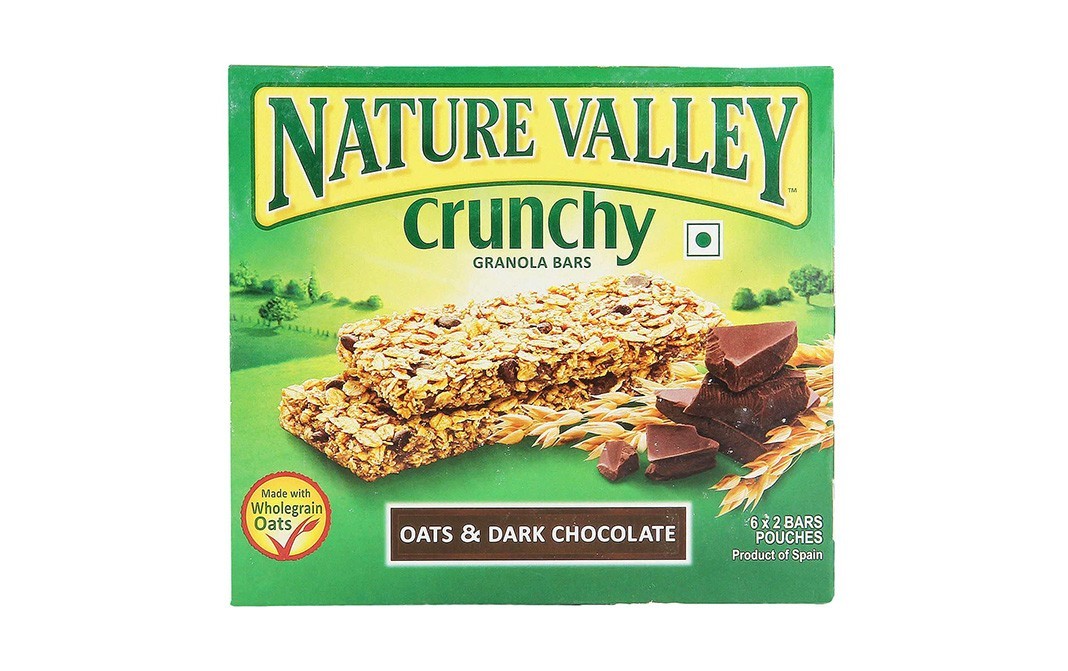 Nature Valley Crunchy Granola Bars, Oats & Dark Chocolate   Box  42 grams